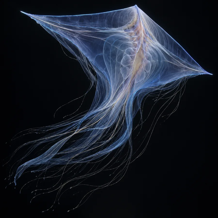 想像の生き物「カゼノリホ」のイメージ