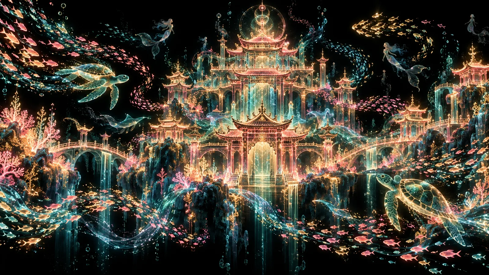 物語の海の想像のイメージ